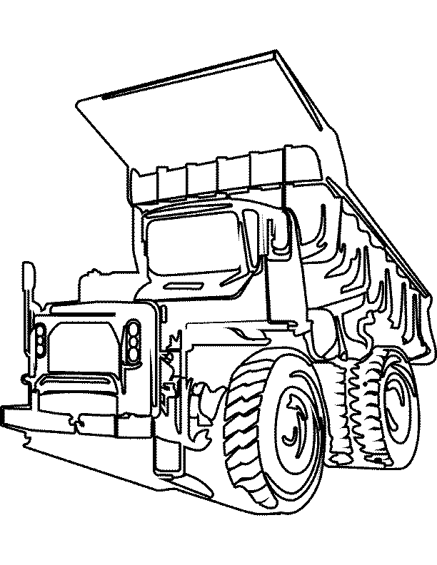 Big truck coloring pages | Coloring Pages