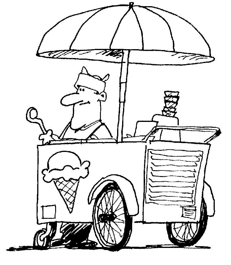 Ice Cream Coloring Pages | Free Internet Pictures