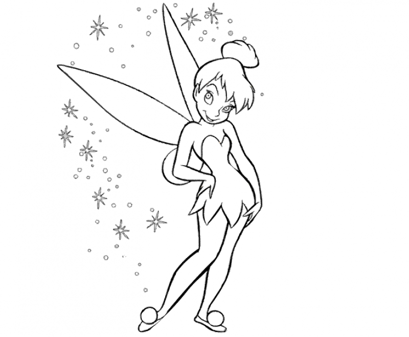 Tinkerbell Printable Pictures - HD Printable Coloring Pages