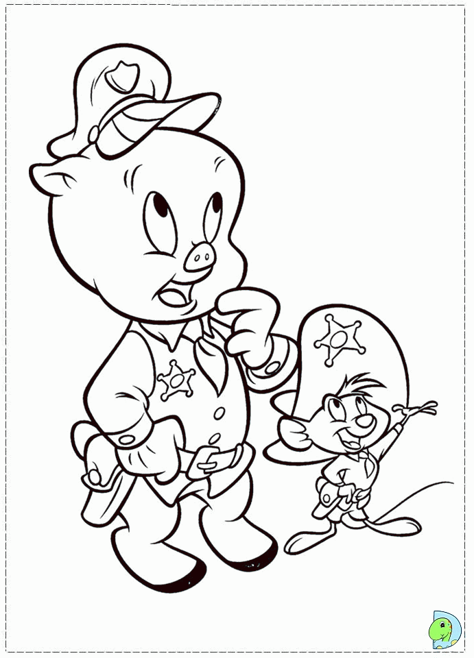 Porky Pig Coloring Pages - Free Printable Coloring Pages | Free