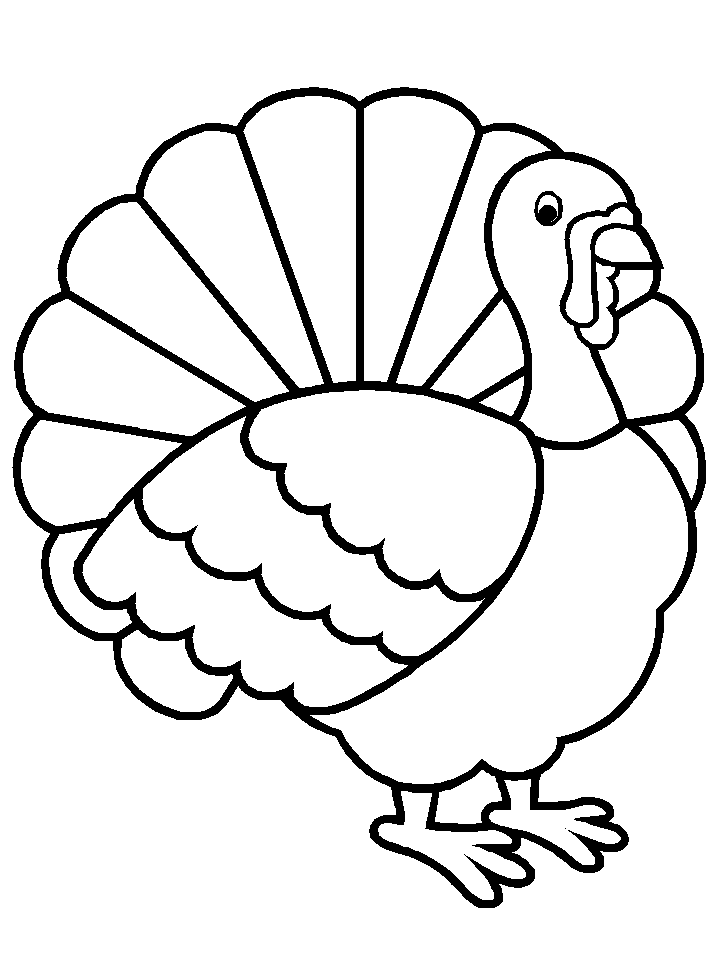 Coloring Pages Of A Turkey - Free Printable Coloring Pages | Free
