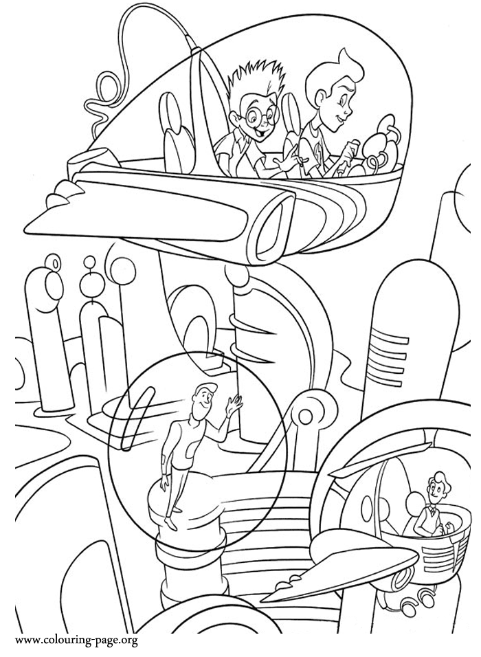 future city Colouring Pages
