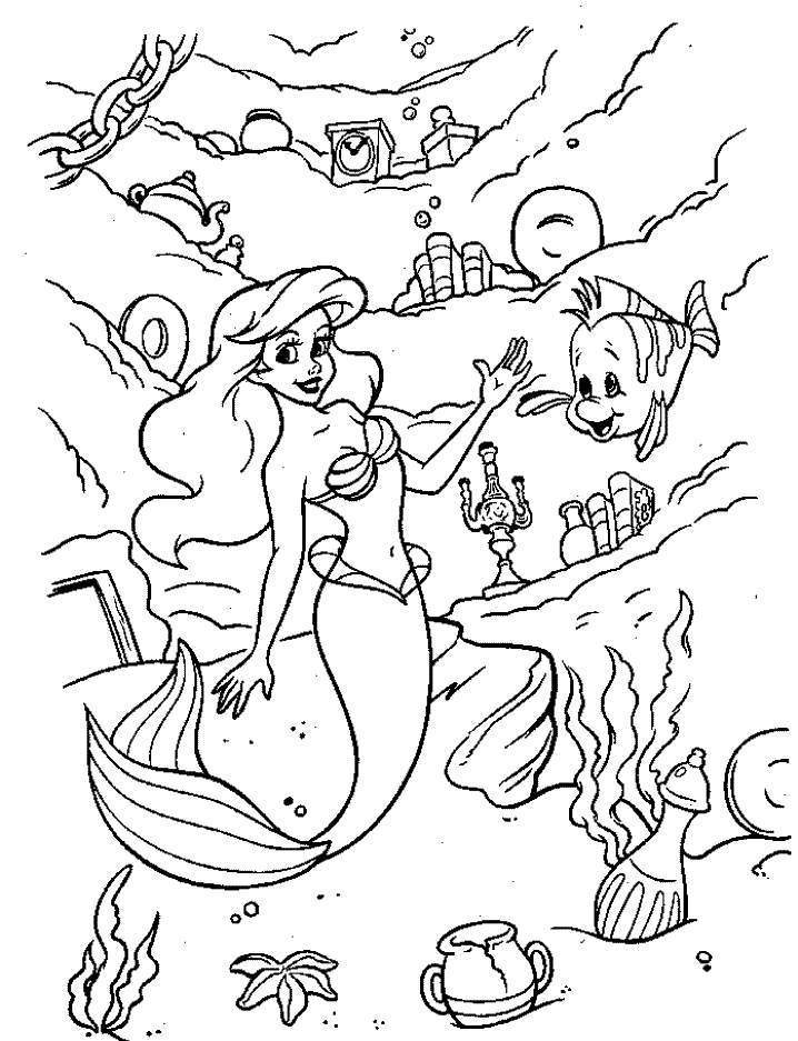 Flounder Coloring Pages - Free Printable Coloring Pages | Free