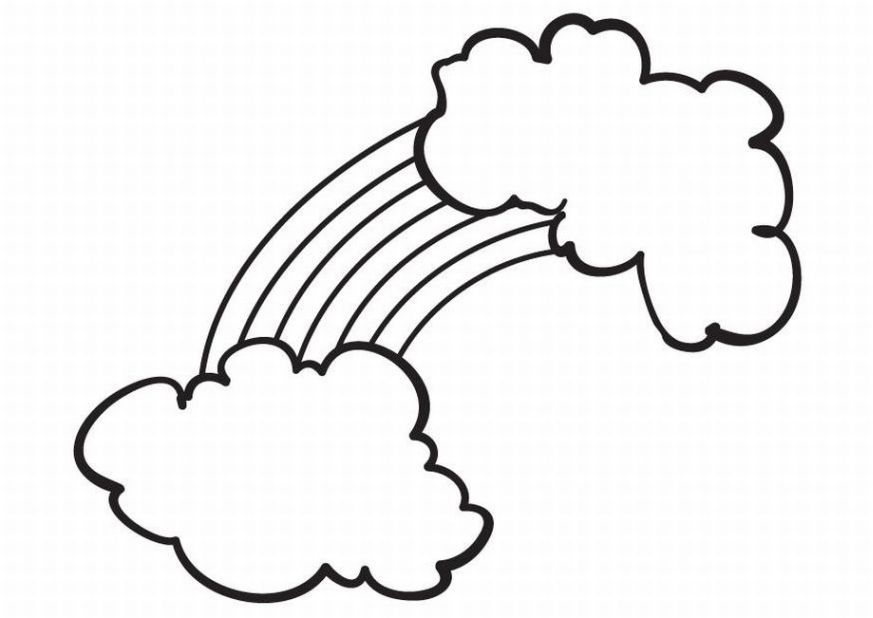 Preschool Coloring Pages Clouds | Free Printable Coloring Pages