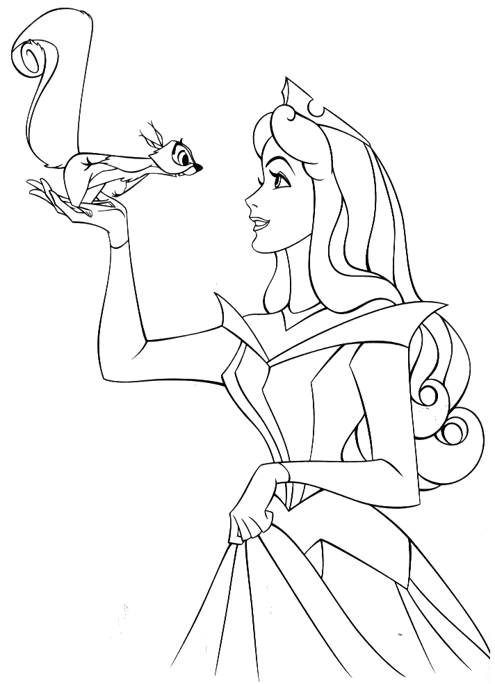 Coloring Pages Disney Princess Sleeping Beauty 186 | Free