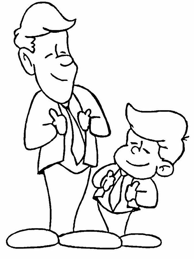 Fathers Day Coloring Pages (10) - Coloring Kids