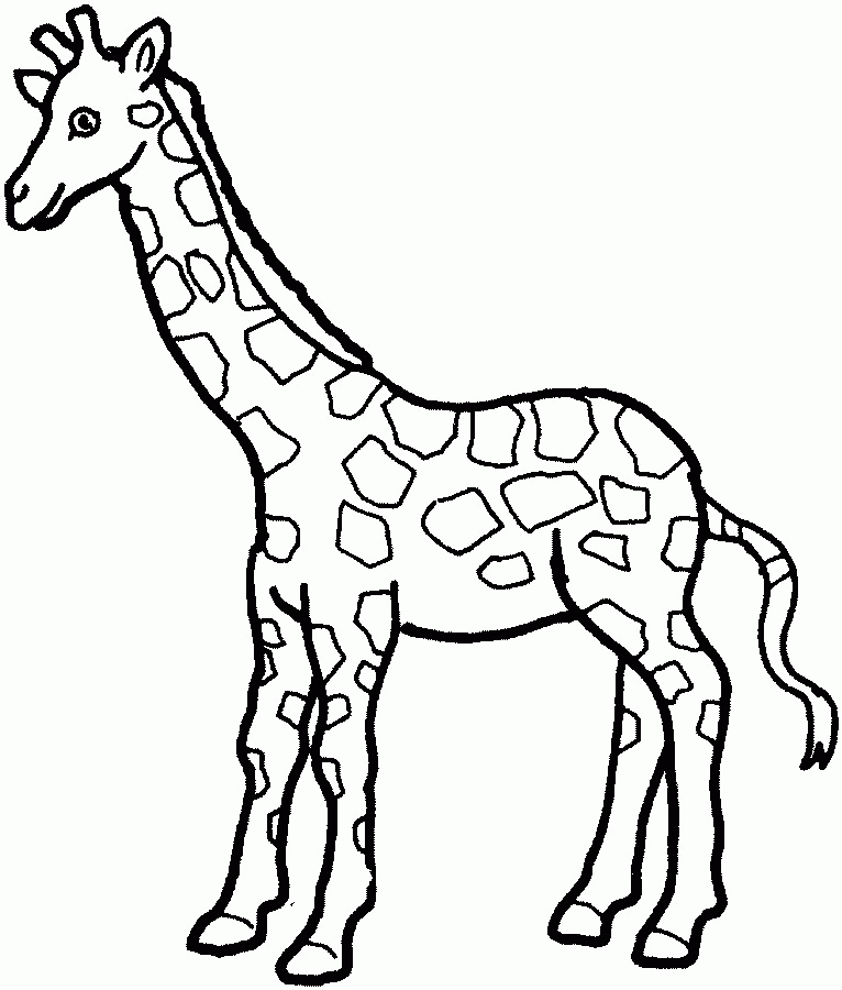 Giraffe Coloring Pages - Free Printable Coloring Pages | Free
