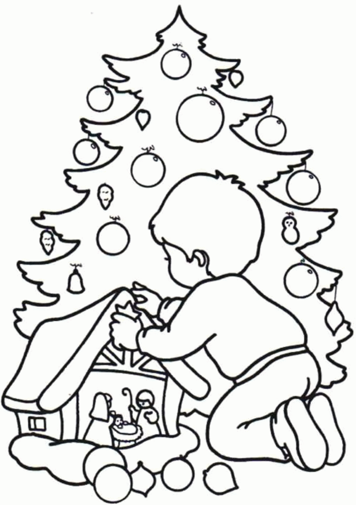 Christmas Coloring Pages For Kids Printable Ideas | Download Free
