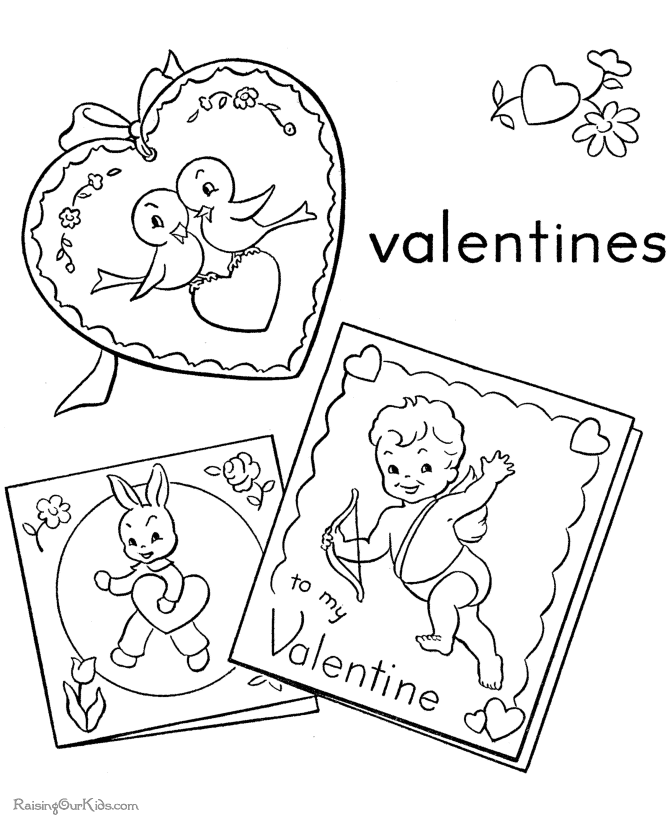 Valentine Day coloring page - 021