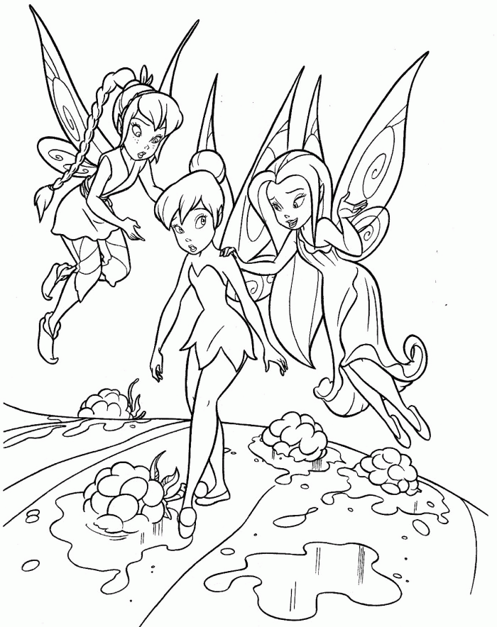Free Tinkerbell Coloring Pages To Print | 99coloring.com