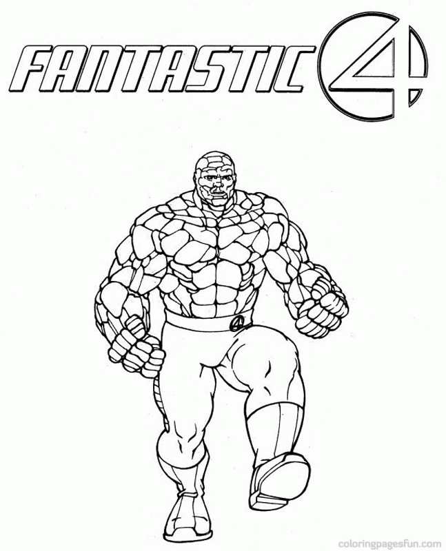 Fantastic Four Coloring Pages 11 | Free Printable Coloring Pages