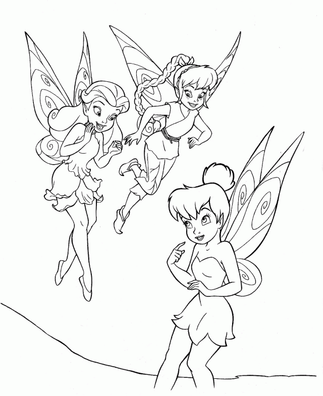 Tinkerbell Friends Coloring Pages Coloring Pages For Kids 190249