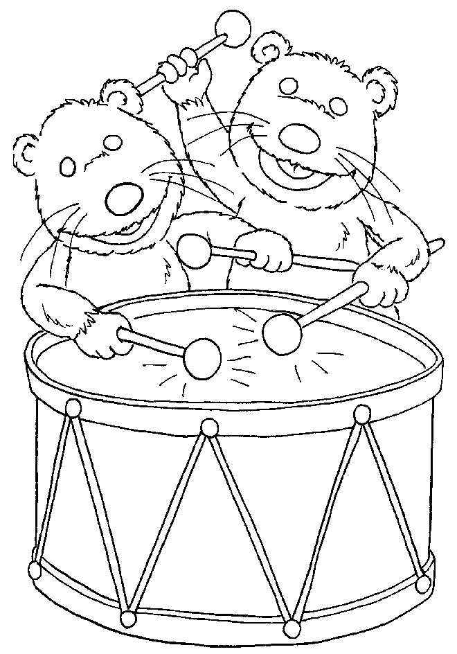 in the Big Blue House Colouring Pages