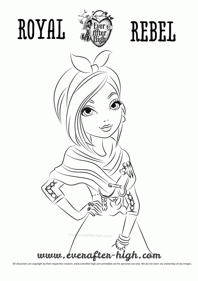 Poppy O 39 Hair Coloring Page Ever After High 252828 Hair Coloring