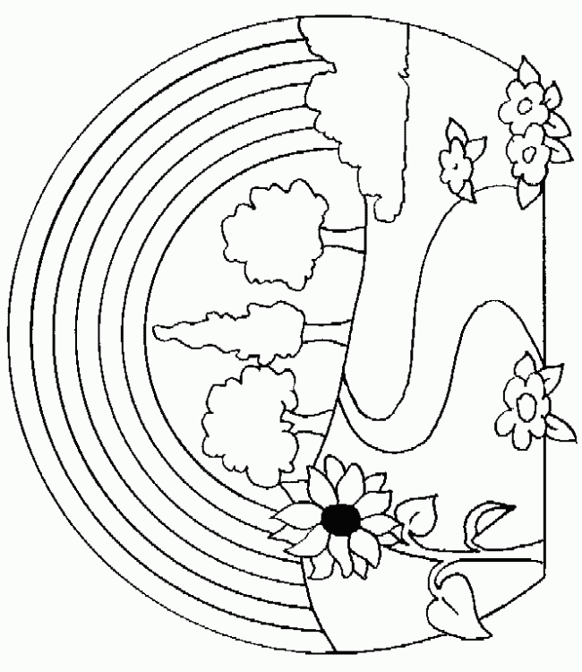 Rainbow coloring pages | Coloring Pages
