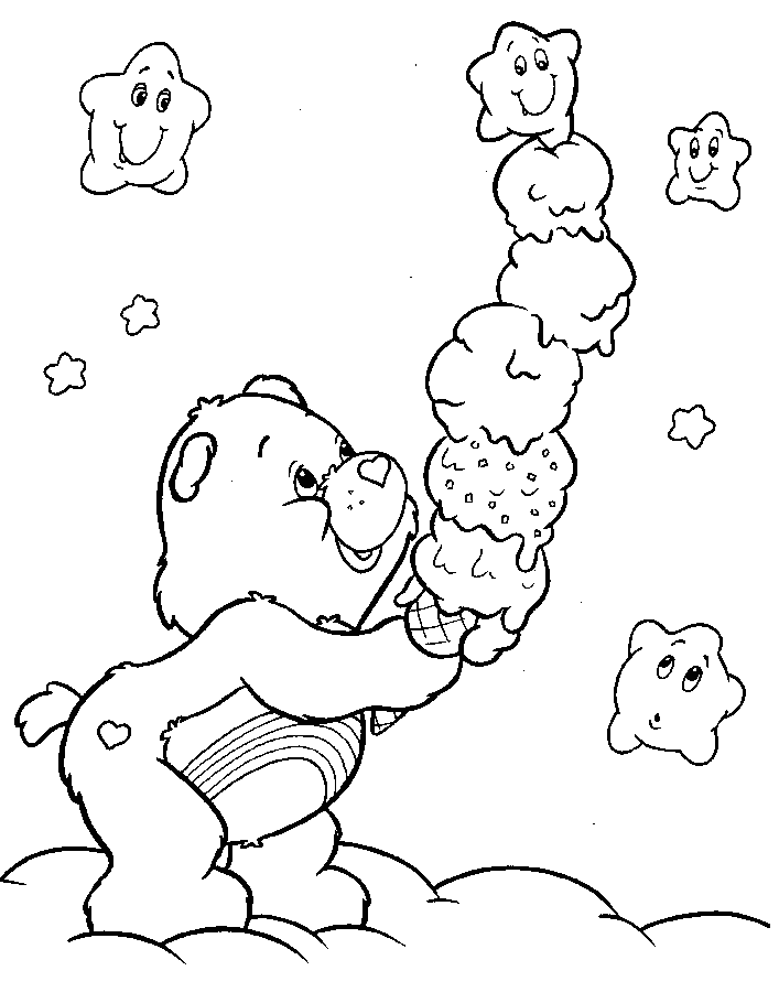 care bears coloring pages free printable picture sheets for kids