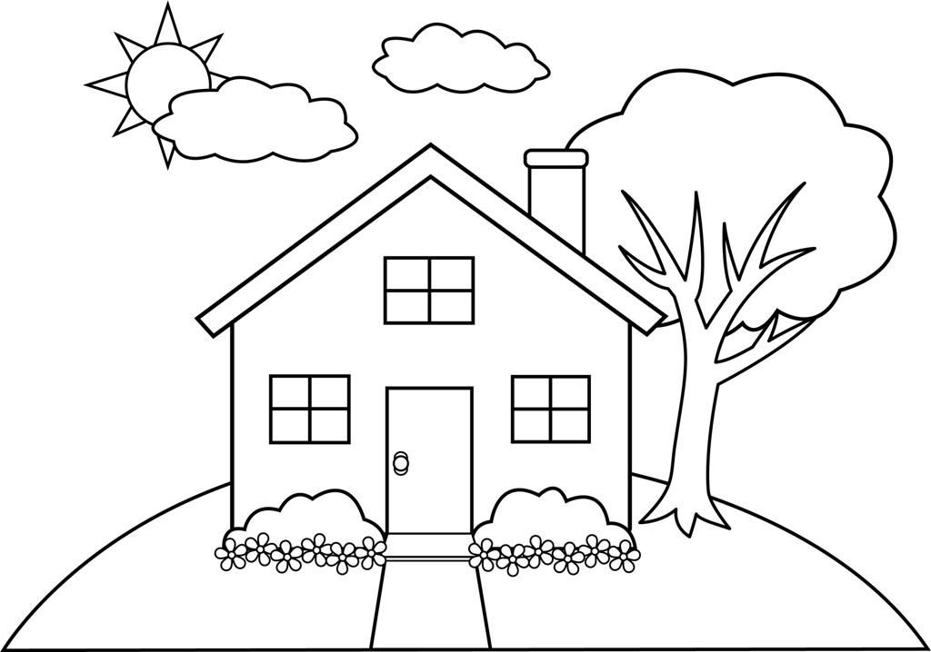 Gingerbread House Coloring Pages Ideas | ThoughtfulCardSender.