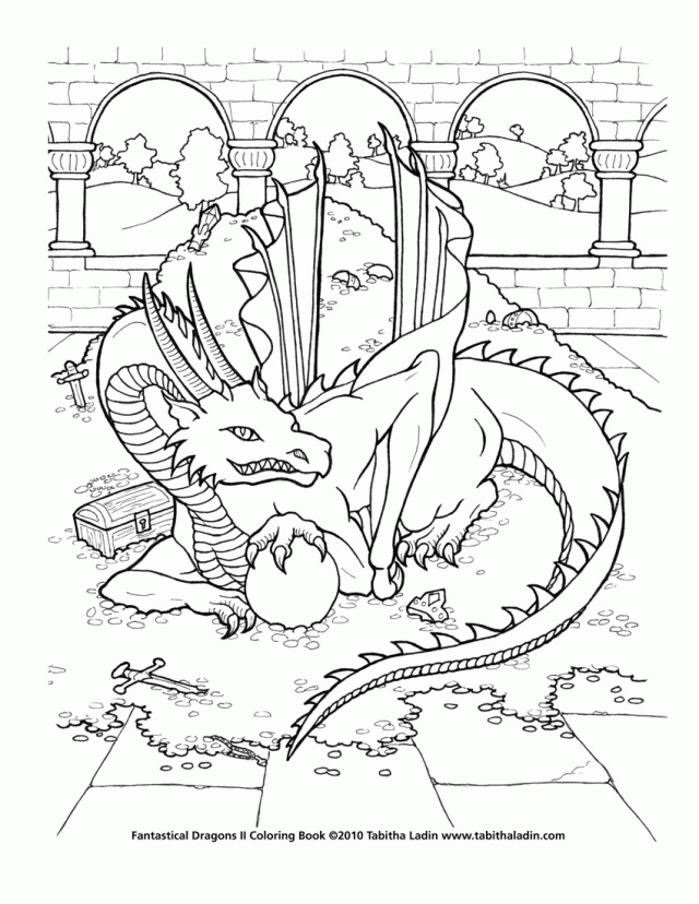7438 Ide Coloring Pages Cool Dragons 24 Best Coloring Pages