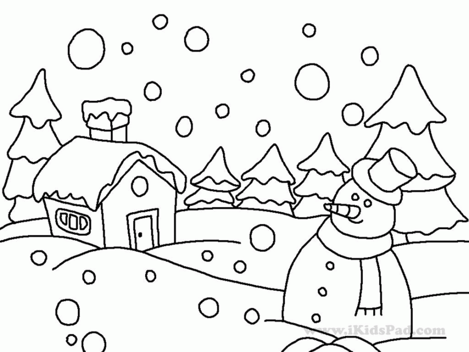 Coloring Pages Extraordinary Winter Coloring Pages Picture Id