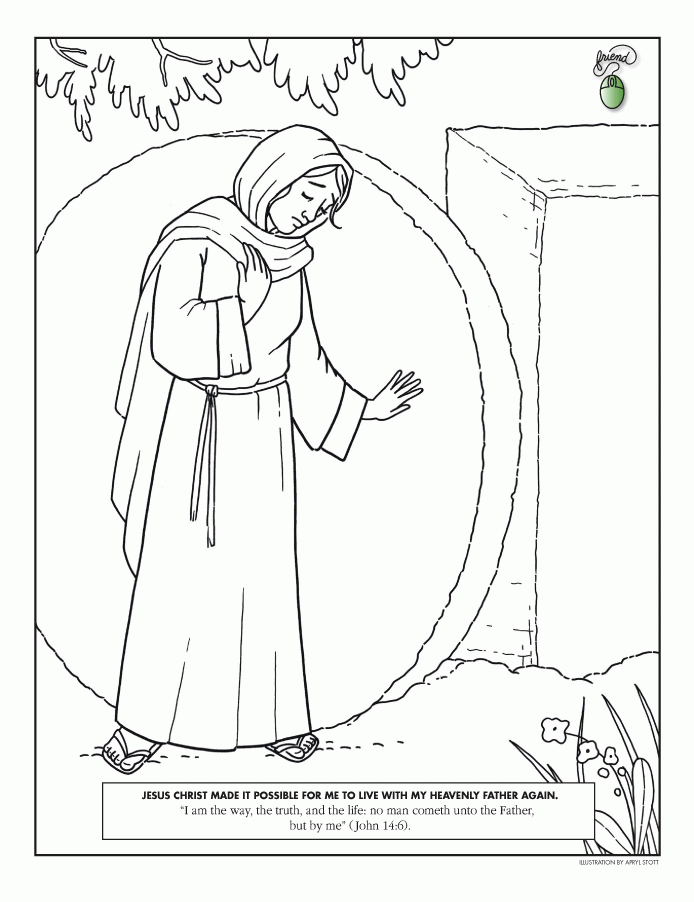 Resurrection Coloring Pages | Coloring Pages