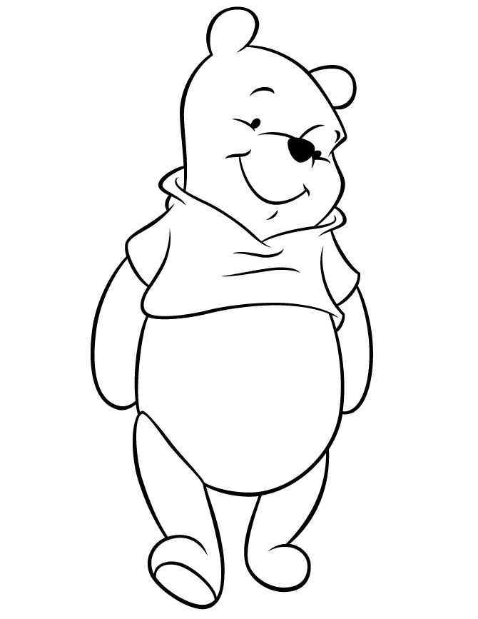 Pix For > Winnie The Pooh Outline Drawing