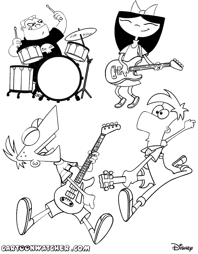 Buford Phineas Y Ferb Coloring Pages