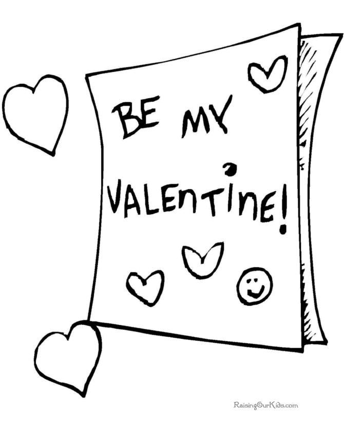 Valentine Day coloring pages of hearts - 028