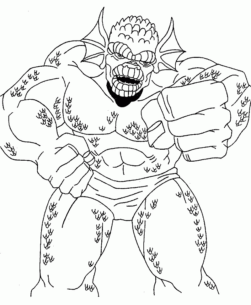 Monster of Hulk Coloring Pages for Kids : New Coloring Pages