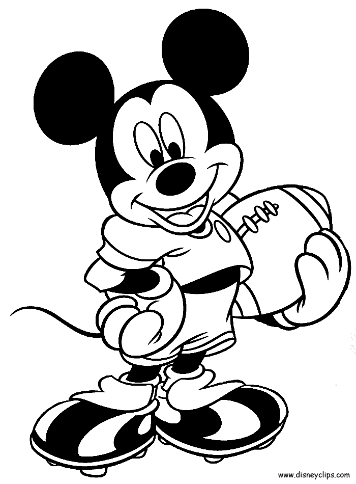 Mickey Mouse and friends Coloring Pages 4 - Disney Coloring Book