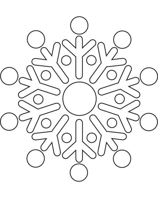 Snowflake template Free Printable | TEMPLATES