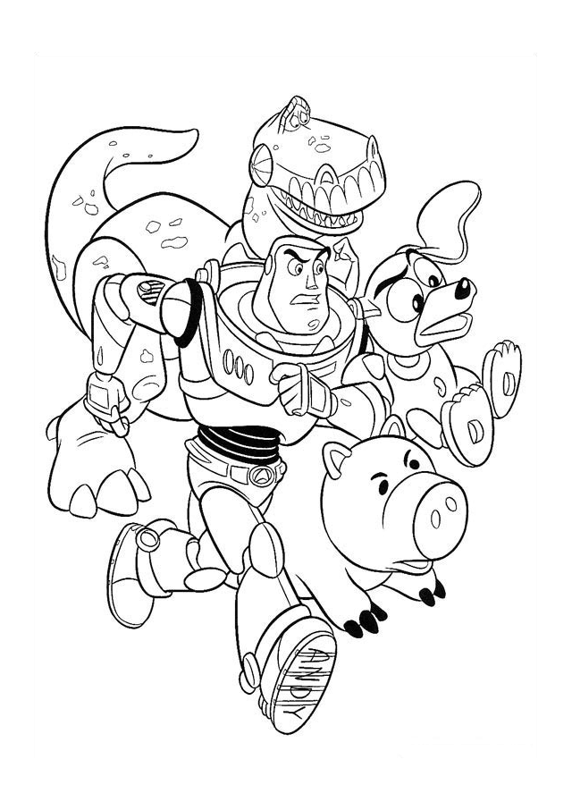buzz lightyear coloring pages to print