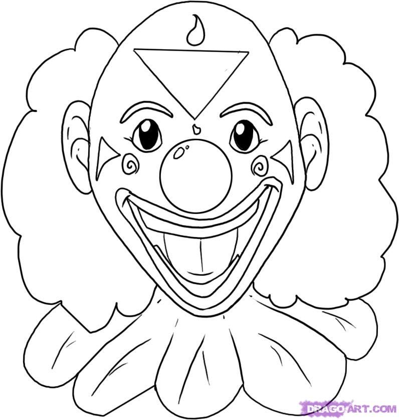 How to Draw a Clown, Step by Step, Faces, People, FREE Online