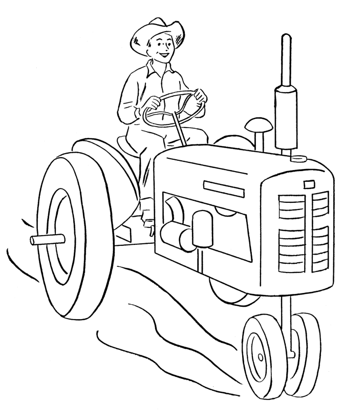 John Deere Tractor Farm Tractor Coloring Pages Car Pictures
