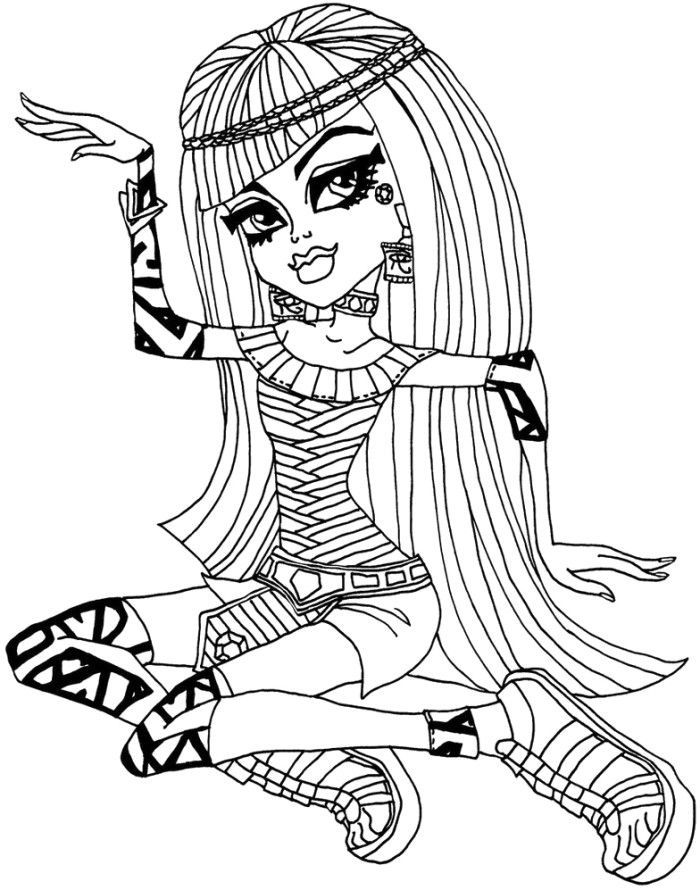 Monster High Coloring Pages.com | Free coloring pages for kids