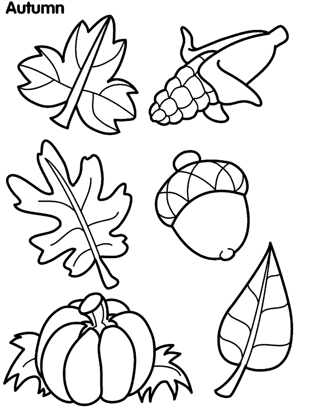 Fall Leaves Coloring Pages | Clipart Panda - Free Clipart Images