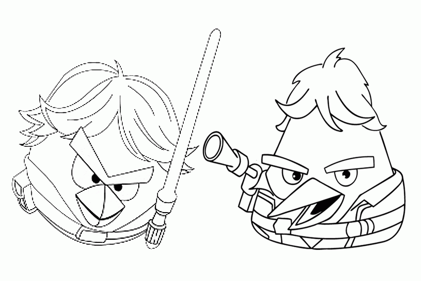 only angry bird Colouring Pages