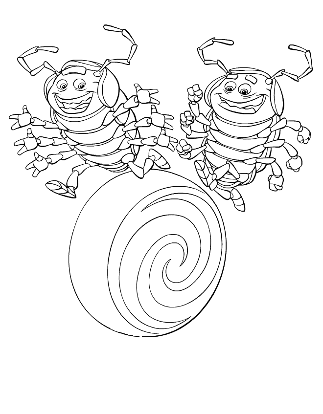 A bugs life Coloring Pages - Coloringpages1001.