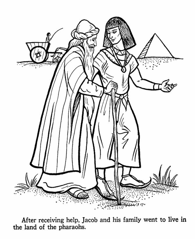Joseph Bible Story Coloring Page | Joseph -Preschool learning time at…