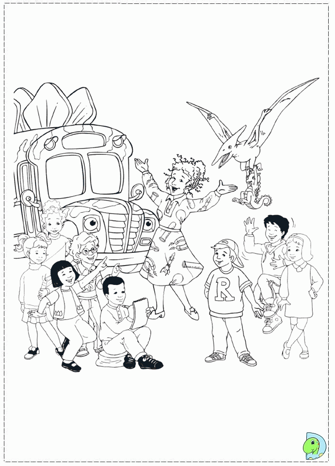 Magic School Bus Coloring Pages | Coloring Pages