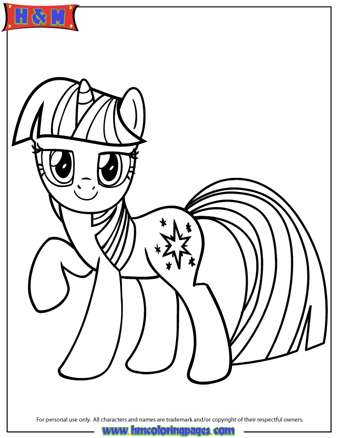 pony twilight sparkle Colouring Pages (page 2)