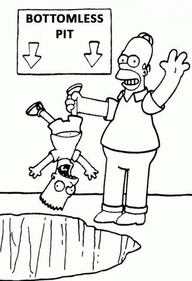 Coloring Page - Simpsons coloring pages 13