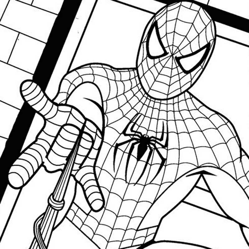 Spiderman Coloring Pages Kids | Free coloring pages