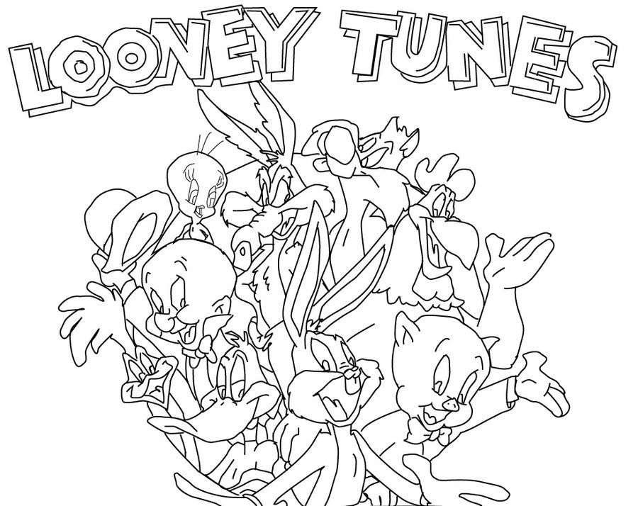 Looney Tunes Coloring Pages and Book | UniqueColoringPages