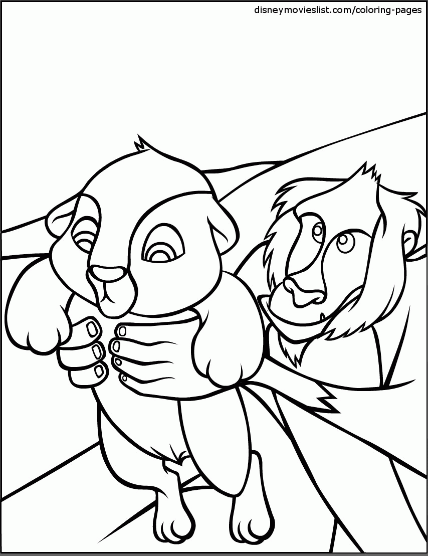 13 Pics of Simba And Zazu Coloring Pages - Disney Lion King ...