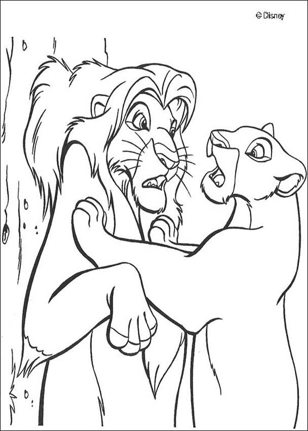 Le Roi Lion Simba Et Nala - AZ Coloriage
