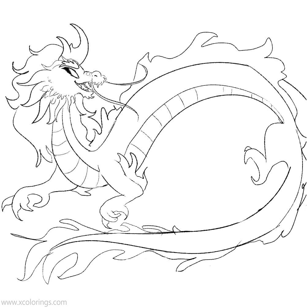 Raya And The Last Dragon Coloring Pages for Kids - XColorings.com