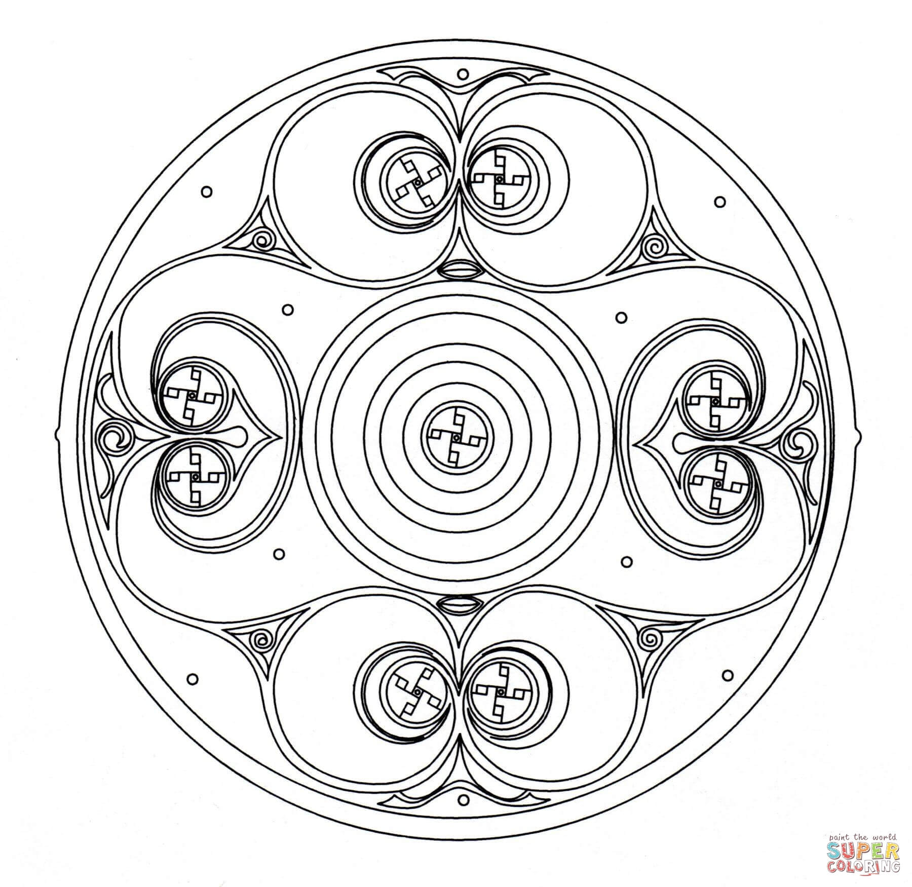Celtic art coloring pages | Free Coloring Pages