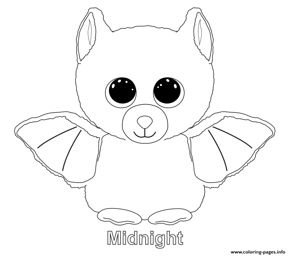 BEANIE BOO Coloring pages