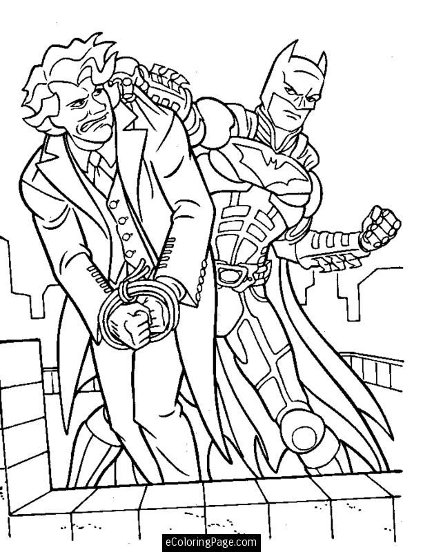Batman And Joker Colouring Pages - High Quality Coloring Pages