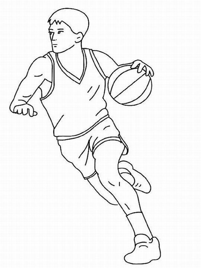 Basketball coloring pages25 / Basketball / Kids printables